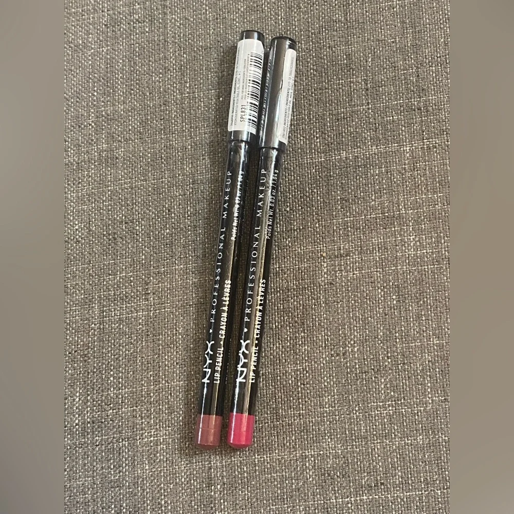 NYX Professional Lip Pencil Bundle – Mauve & Bloom Shades (2 Pack)